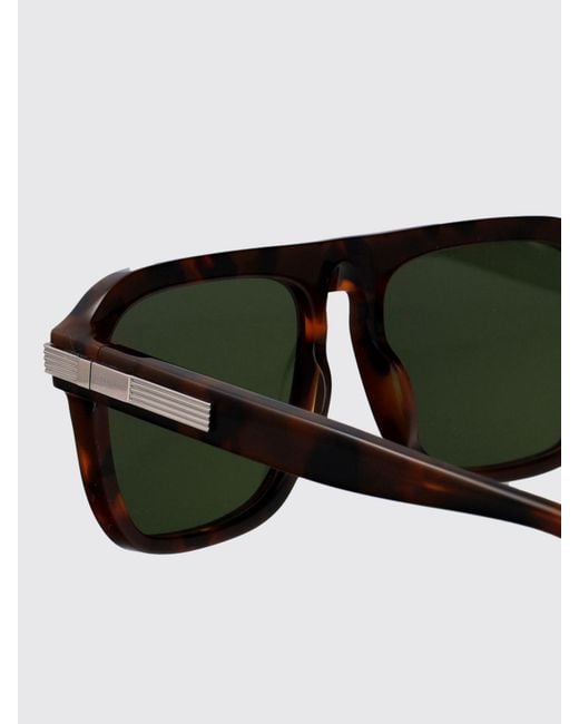 Ferragamo Brown Rectangular Aviator Sunglasses for men