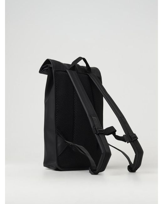 Rains Black Backpack for men