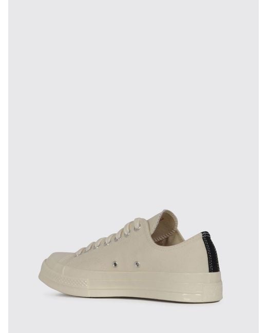 COMME DES GARÇONS PLAY Pink Canvas Sneakers for men