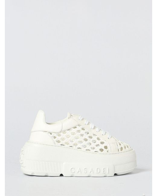 Casadei White Nexus Versilia Sneakers