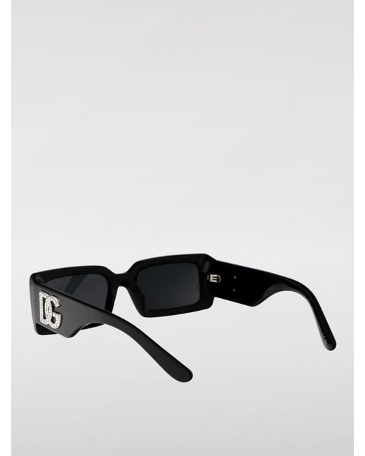 Dolce & Gabbana Black Dolce &Amp Gabbana 0Dg4447B Acetate Sunglasses With Rhinestones