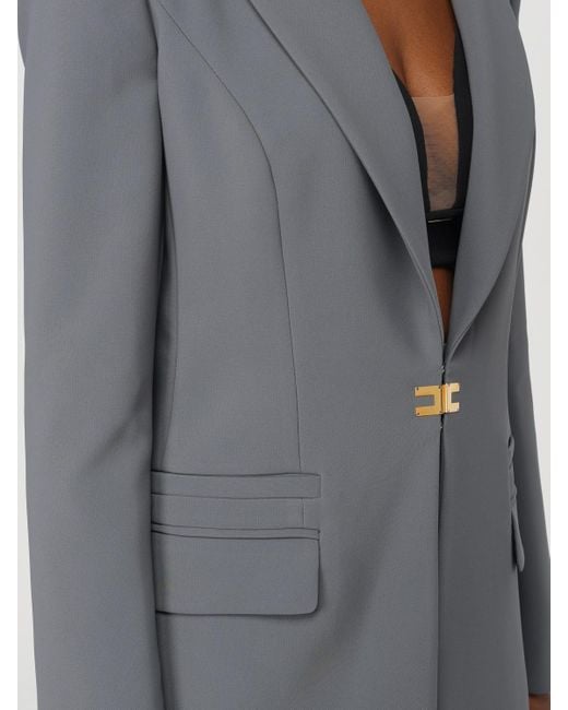 Elisabetta Franchi Gray Suit