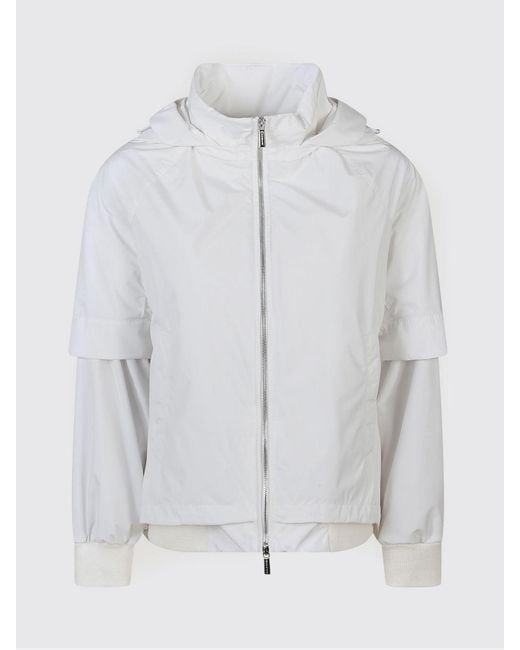 Moorer Gray Talitha-Stp Waterproof Technical Fabric Jacket