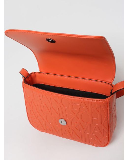 Armani Exchange Orange Crossbody Bags