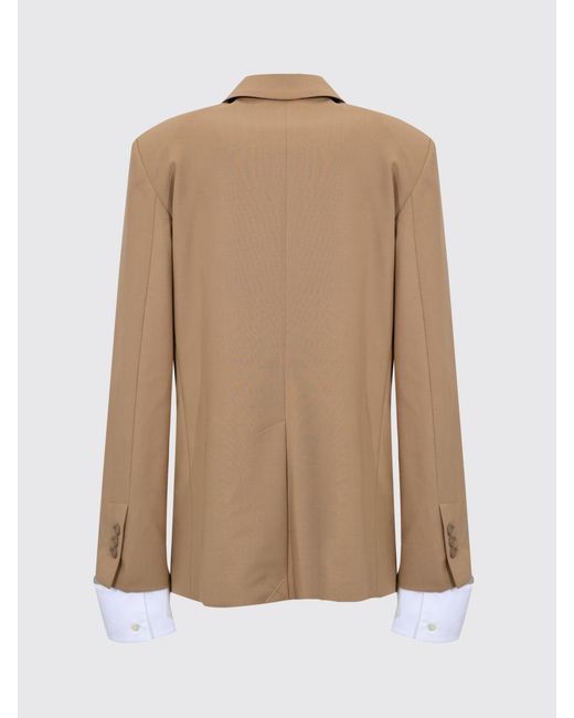 Semicouture Natural Dulcinea Double-Breasted Blazer