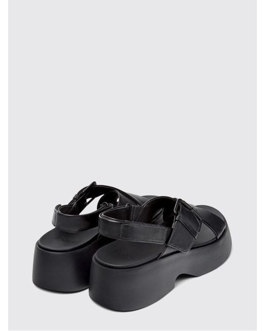 Camper White Tasha Leather Sandal