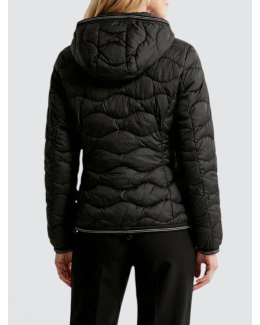Blauer Black Nylon Hooded Down Jacket