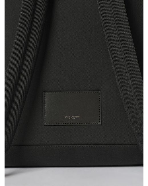 Saint Laurent Black City Econyl Backpack for men