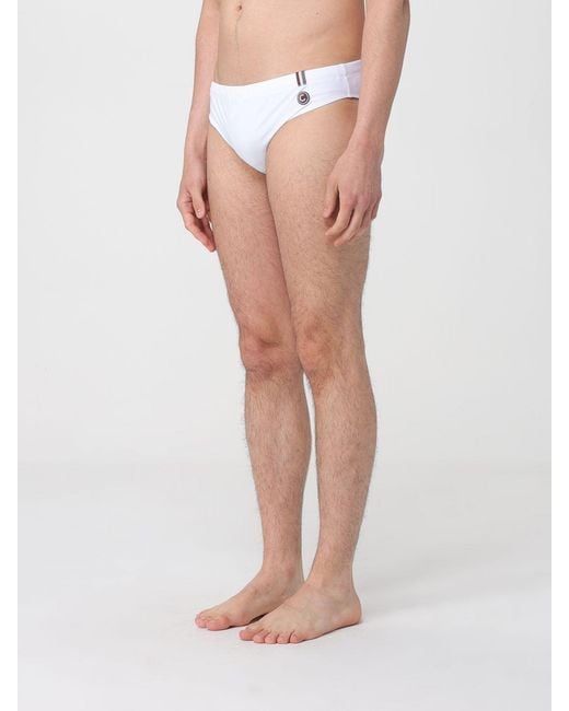 Colmar White Stretch Nylon Swim Briefs for men
