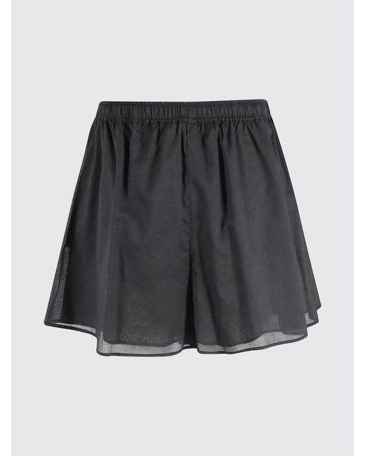 FEDERICA TOSI Black Muslin Shorts