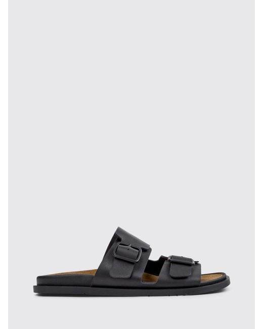Camper White Lluc Leather Sandals for men