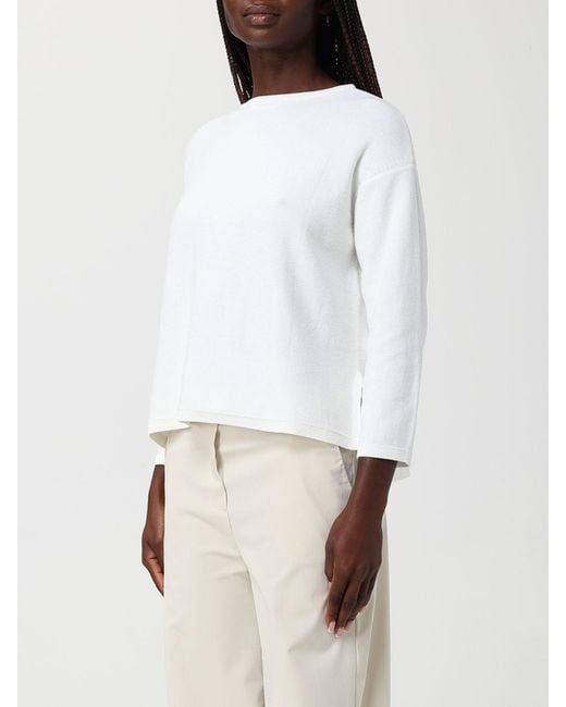 Max Mara White Wool Knit