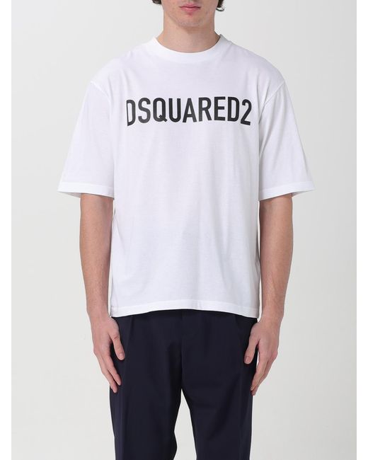 DSquared² White T-shirt for men