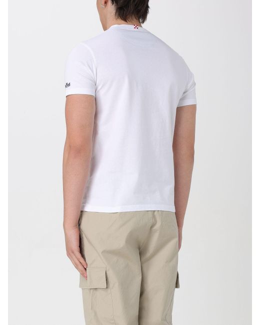 T-shirt Duck in cotone di Mc2 Saint Barth in White da Uomo