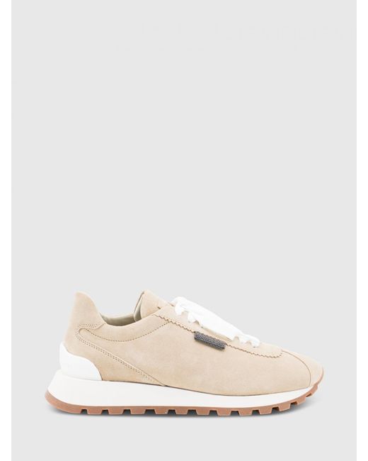 Brunello Cucinelli Natural Sneakers