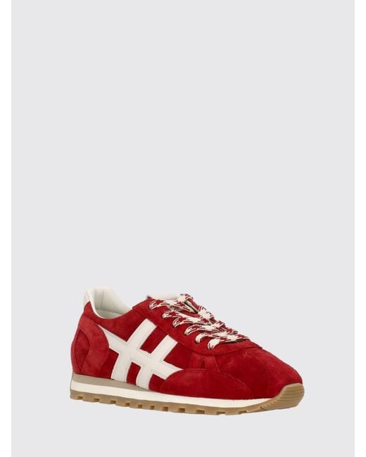 Hogan Red 86Er Suede Sneakers