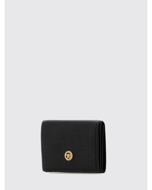 Versace White Medusa Biggie Grained Leather Wallet for men