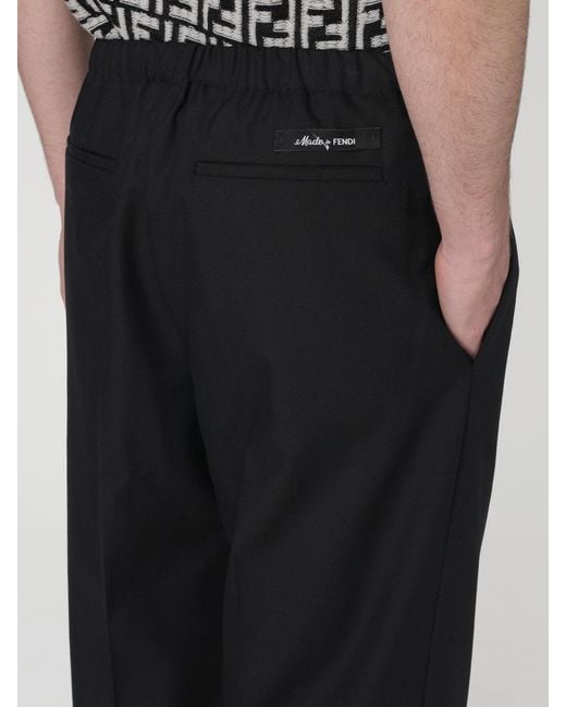 Fendi Black Trousers for men