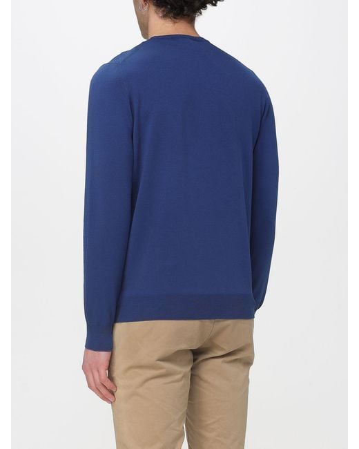 Pullover Basic di Fay in Blue da Uomo