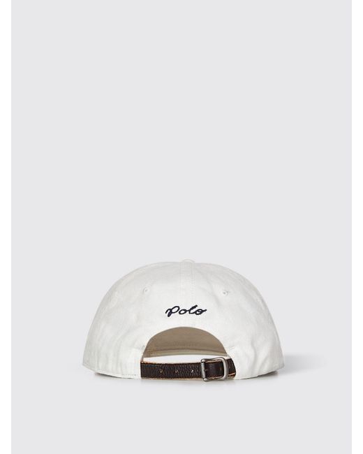 Polo Ralph Lauren White Hat for men