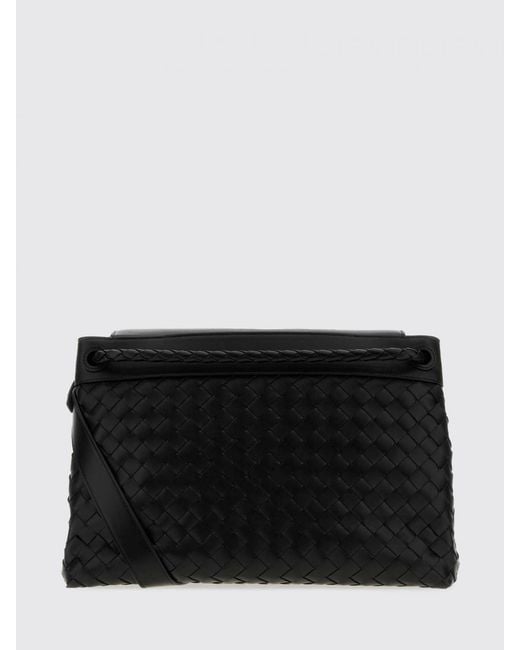 Bottega Veneta Black Medium Andiamo Shoulder Bag for men