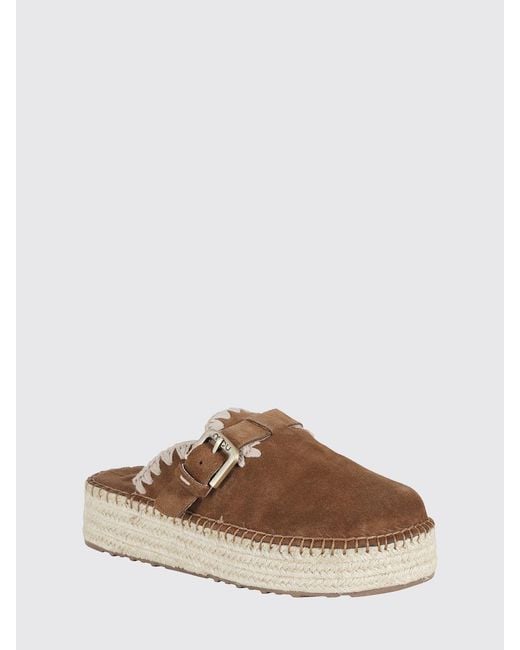 Clogs Jute di Mou in Brown