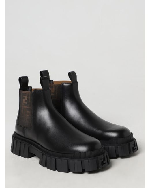 Stivaletto Force di Fendi in Black da Uomo