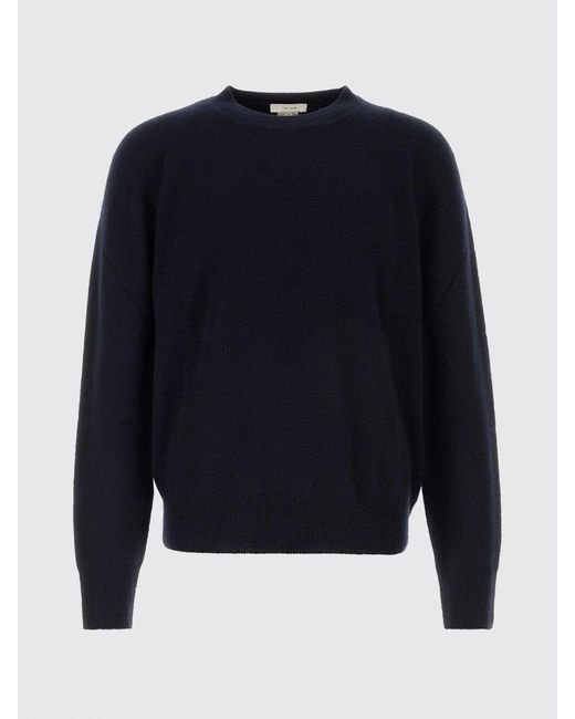 The Row Blue Long-Sleeved Crewneck Sweater Crafted for men
