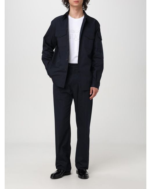 McQueen Blue Pants for men