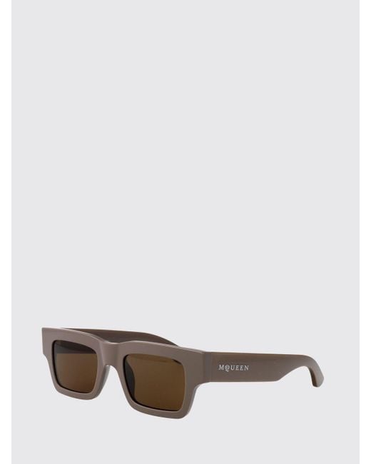 Alexander McQueen Gray Sunglasses for men
