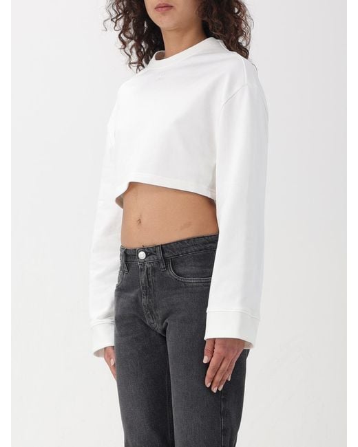 Courreges White Sweatshirt Courrèges
