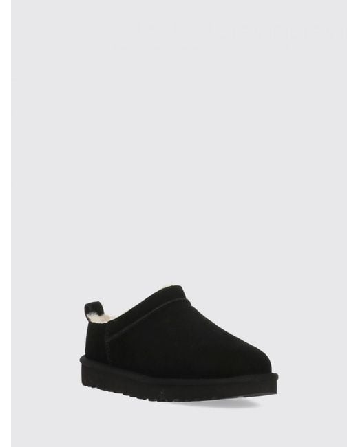 Ugg Black Classic Micro Water-Repellent Suede Platform Ankle Boots