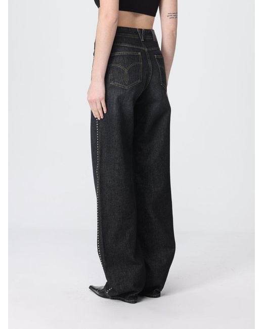 Versace Blue 5-Pocket Straight Jeans