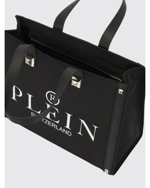 Philipp Plein Black Tote Bag