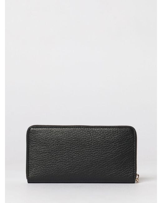 Liu Jo Gray Caliwen Xl Grained Faux Leather Wallet