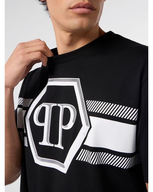 Philipp Plein Black T-Shirt for men