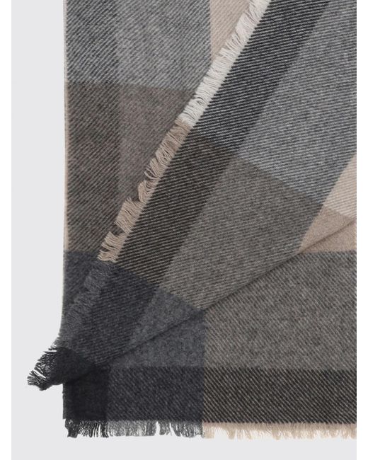 Sciarpa Uomo di Brunello Cucinelli in Gray da Uomo