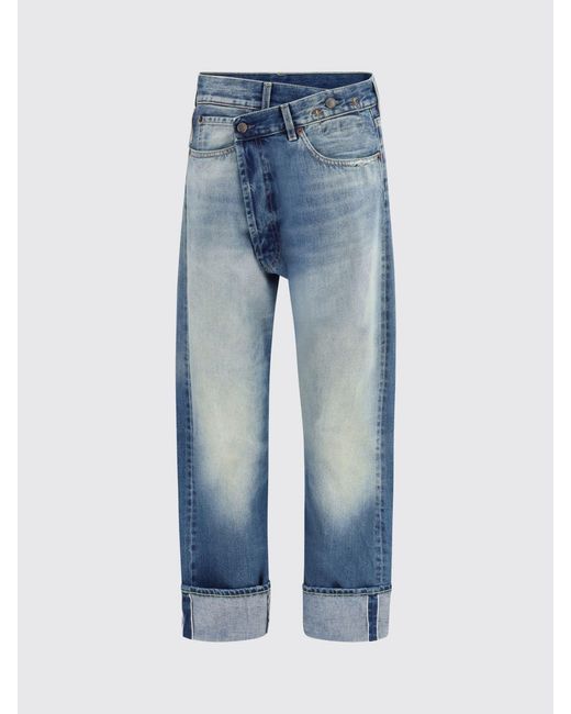 R13 Blue Cropped Denim Jeans
