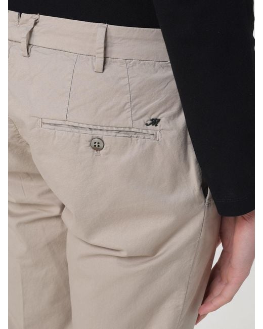 Mason's Natural Cotton Stretch Chino Trousers for men