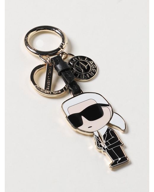 Karl Lagerfeld White Key Chain