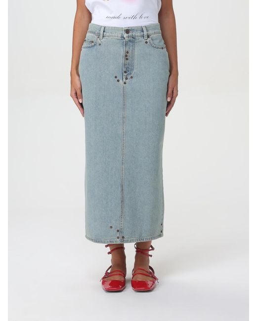 Moschino Couture Blue Skirt