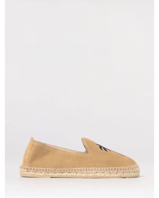Manebí Natural Suede Espadrilles With Embroidered Logo for men