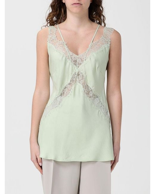 Pinko Green Lace Top