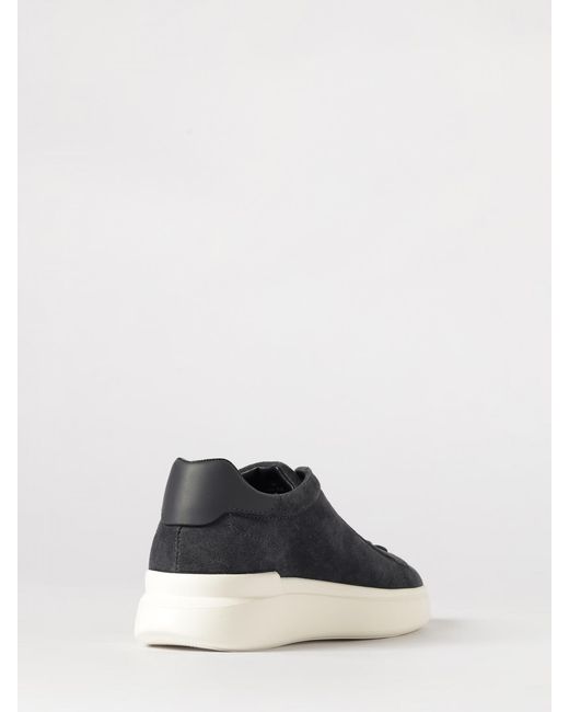Hogan White H580 Suede Sneakers for men