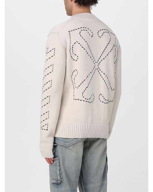 Off-White c/o Virgil Abloh Natural Sweater for men