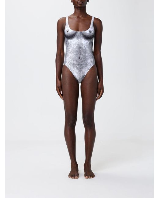 Moschino Couture Multicolor Printed One-Piece Swimsuit