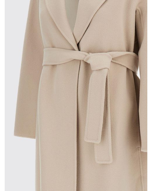 Max Mara Natural Long Robe Coat