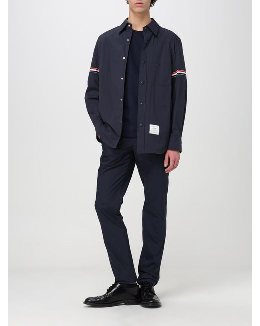 Thom Browne Blue Basic T-Shirt for men
