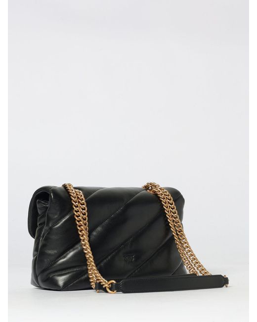 Pinko Black Love Bag Puff Classic Matelassé Nappa Bag