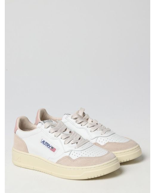 Autry Natural Medalist Low Sneakers Aus Leder